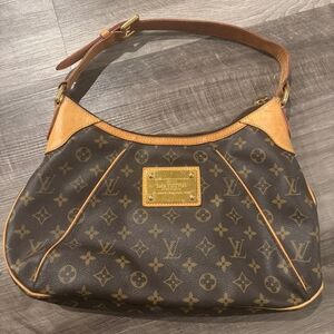Louis Vuitton Classic Brown and Tan Shoulder Bag